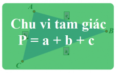 Chu vi tam giác
