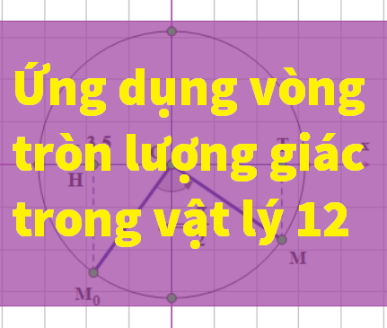 Vòng tròn lượng giác trong vật lý 12